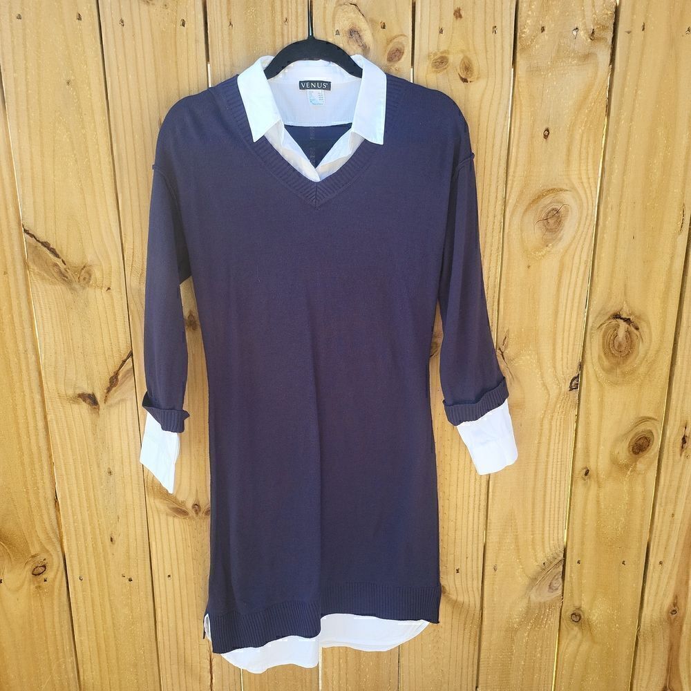 Preppy collared neck dress, Small